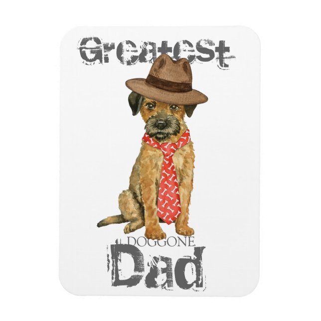 Border Terrier Dad Magnet (Vertical)