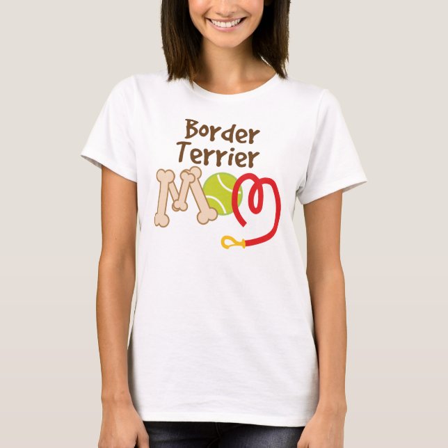 Border Terrier Dog Breed Mum Gift T-Shirt (Front)