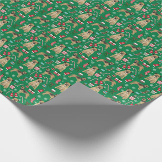 Border Terrier Dog Christmas Wrapping Paper