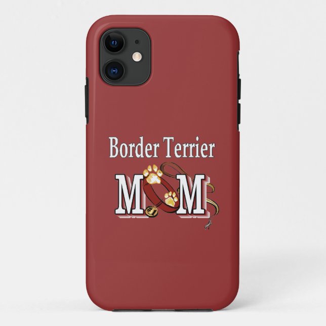 Border Terrier Dog MOM Case-Mate iPhone Case (Back)