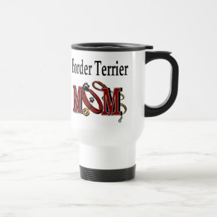 Border Terrier Dog MOM Travel Mug