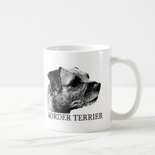 Border Terrier Drawing Coffee Mug