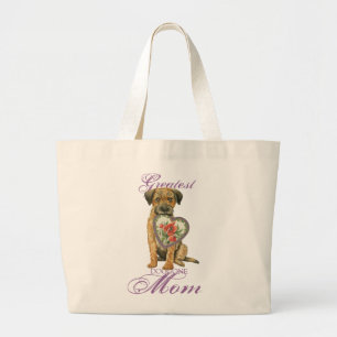 Border Terrier Heart Mum Large Tote Bag
