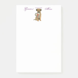 Border Terrier Heart Mum Post-it Notes