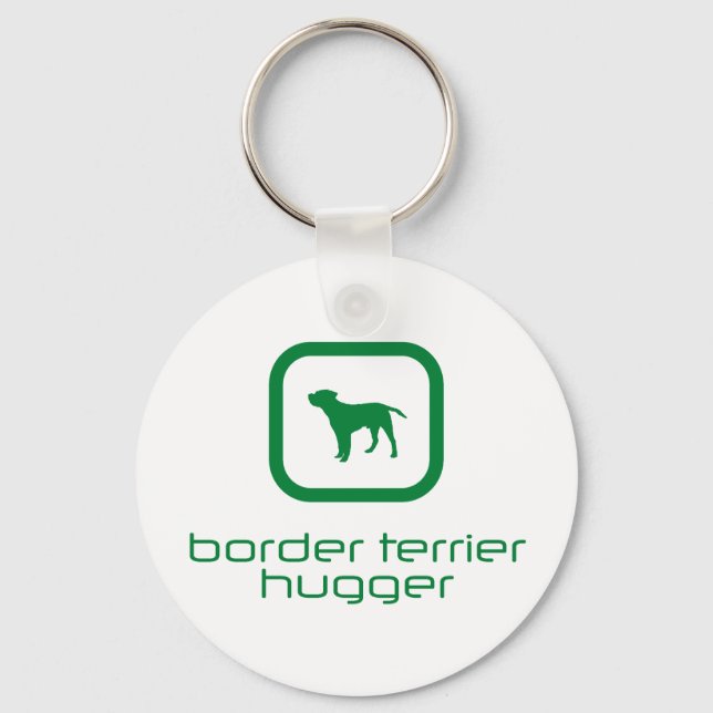 Border Terrier Key Ring (Front)