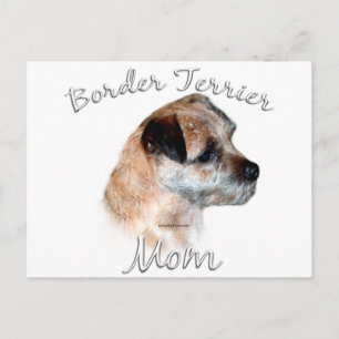 Border Terrier Mum 2 Postcard