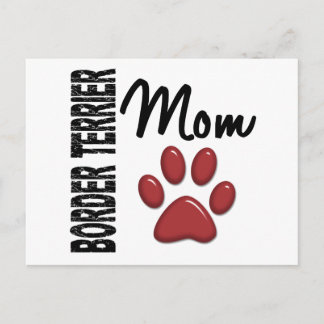 Border Terrier Mum 2 Postcard