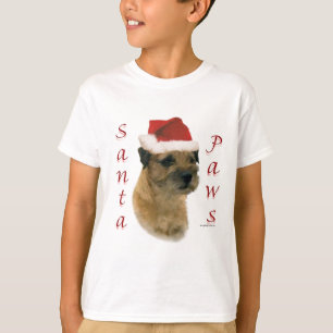 Border Terrier Santa Paws T-Shirt