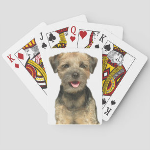 Border Terrier Sunshine and Butterflies Playing Cards
