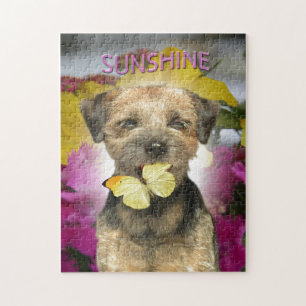 Border Terrier Sunshine Apparel, cards, gifts Jigsaw Puzzle