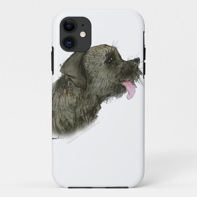 Border Terrier, tony fernandes Case-Mate iPhone Case (Back)