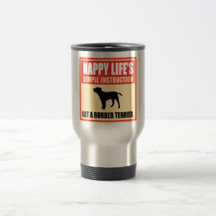 Border Terrier Travel Mug