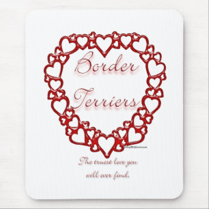 Border Terrier True Love Mouse Mat