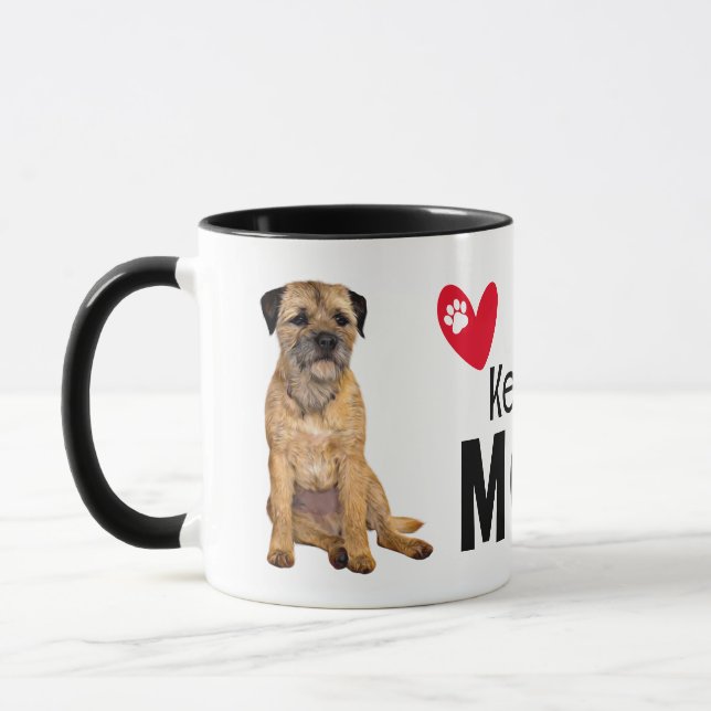 Border Terrier Two-Sided Mum Mug (Left)