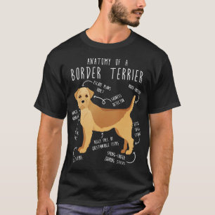 Border Terrier Wheaten Dog Anatomy 1 T-Shirt