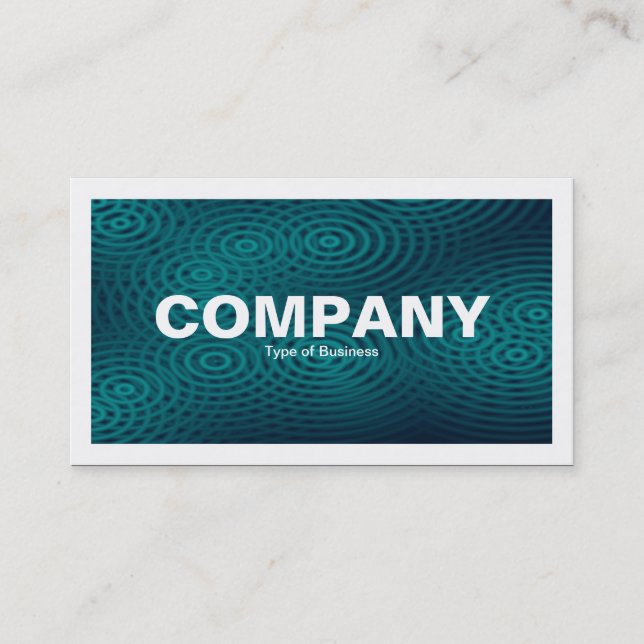 Bordered - Crimson Tex Business Card (Front)
