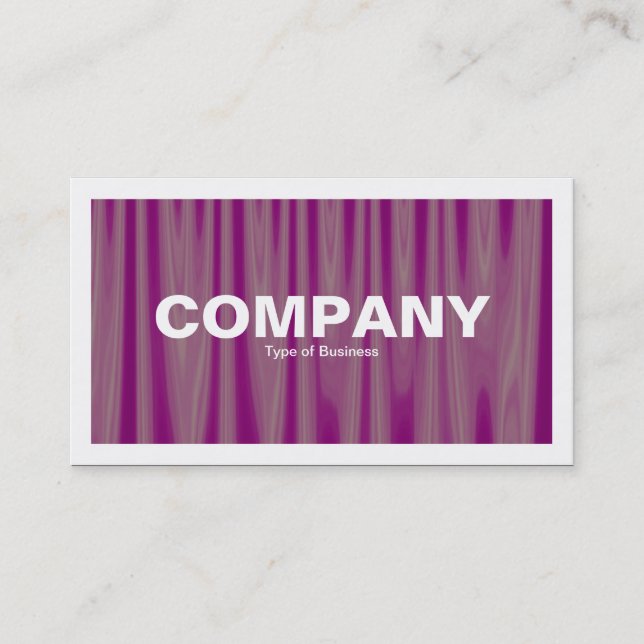 Bordered - Drapery 06 Business Card (Front)