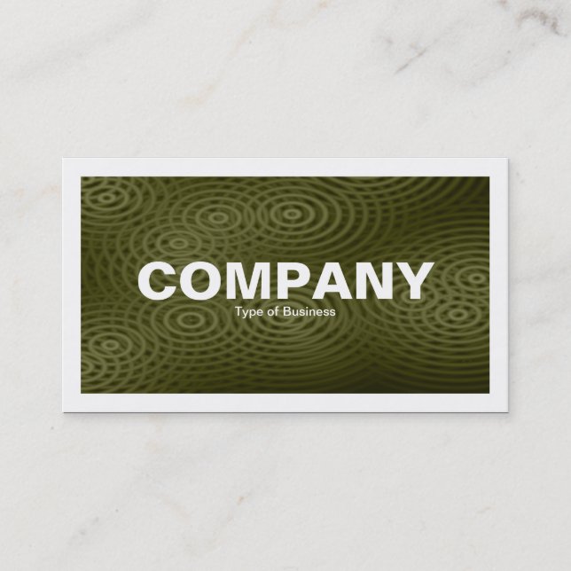 Bordered - Electric Rain Business Card (Front)