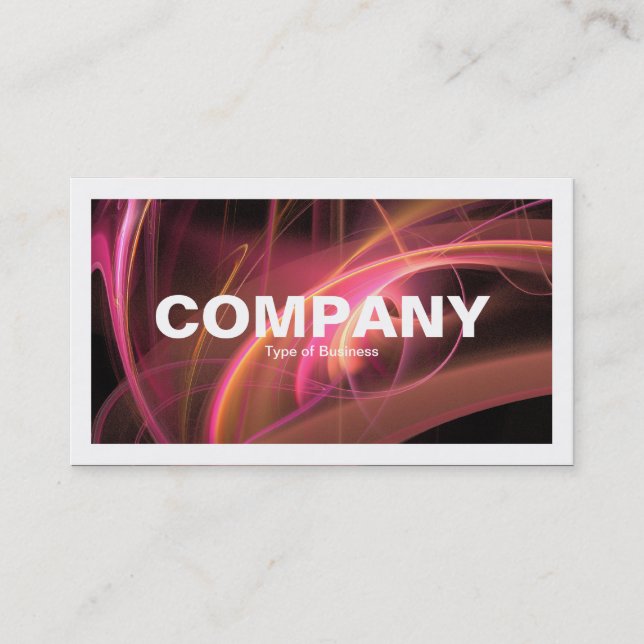 Bordered - Fractal Flame Business Card (Front)