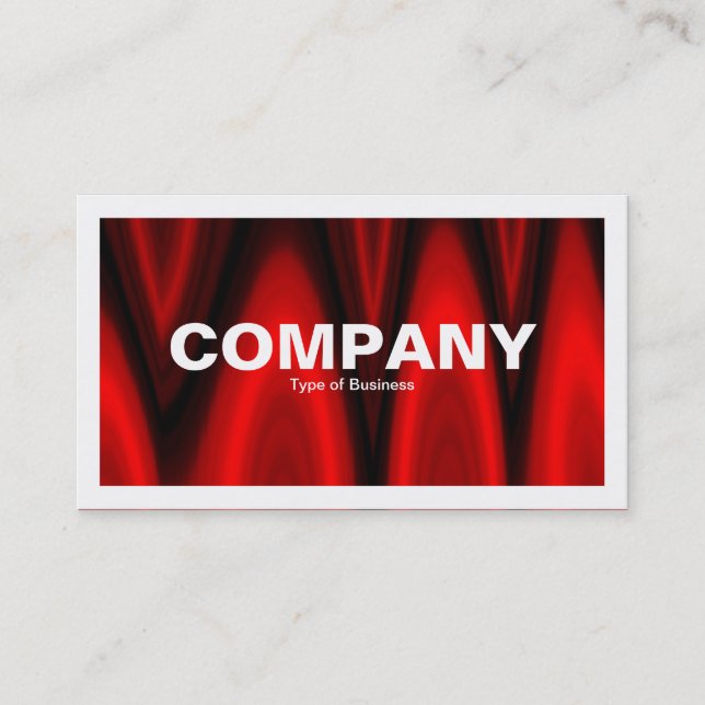 Bordered - Hall of Flame Business Card (Front)