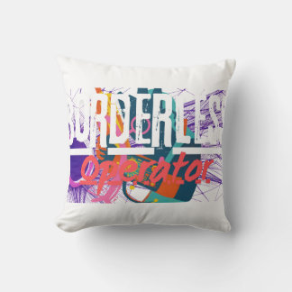 Borderless Operator Cyberpunk Streetwear Cushion