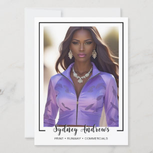 Borderline 4 Signature Modeling Comp Card