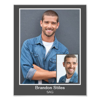 Borderline Actor Headshot 8x10 Insert Photo Print