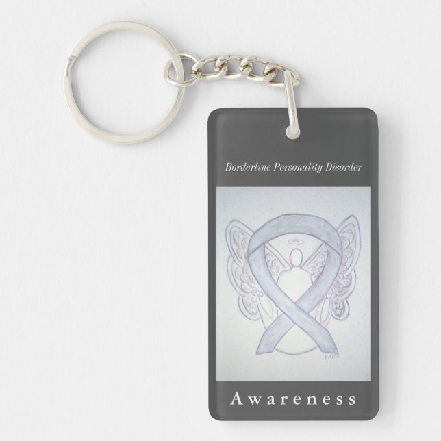 Borderline Personality Disorder Awareness Keychain (Front)