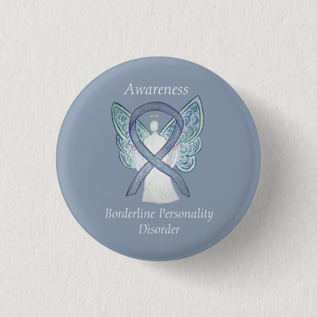 Borderline Personality Disorder (BPD) Ribbon Pins (Front)