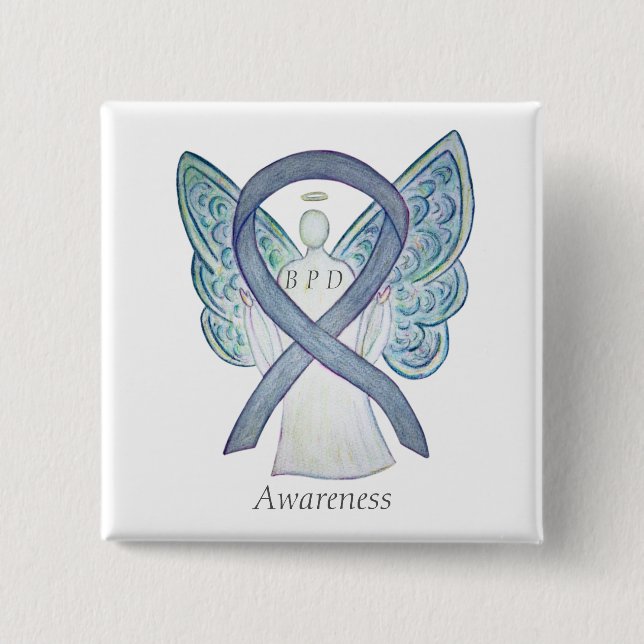 Borderline Personality Disorder (BPD) Ribbon Pins (Front)