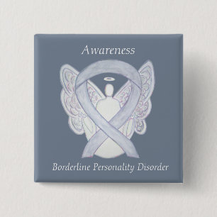 Borderline Personality Disorder Guardian Angel Pin