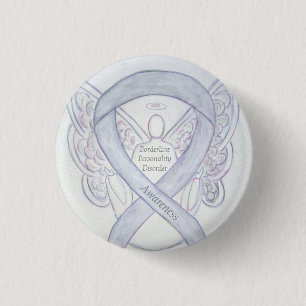 Borderline Personality Disorder Guardian Angel Pin