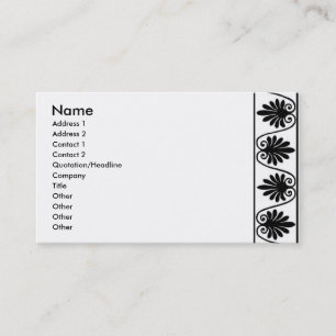 Borders Business Card