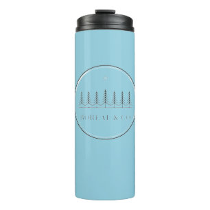 BOREAL & CO Northern Forest Badge Pine North Star Thermal Tumbler