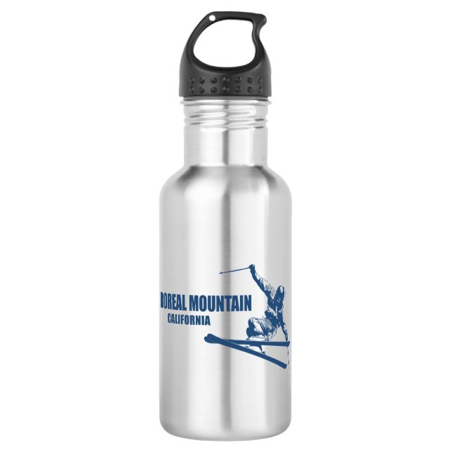 Boreal Mountain California Skier 532 Ml Water Bottle (Front)