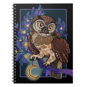 Boreal Night Tree Owl Notebook