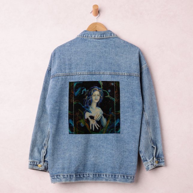 Borealis Spirit Northern Lights Maureen Girard Denim Jacket (Hangar)