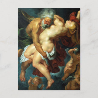 Boreas abducting Oreithya - Rubens Postcard