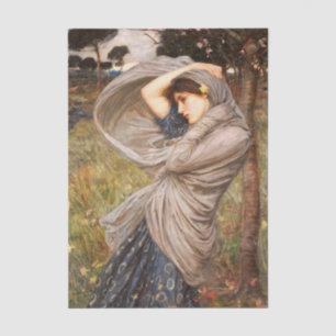 Boreas by John William Waterhouse Tissue Paper