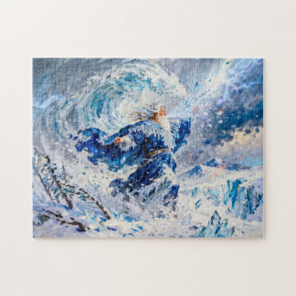 Boreas God of the North Wind from Greek Mythology Jigsaw Puzzle