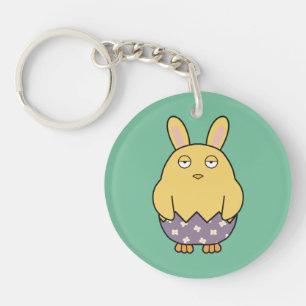 Bored Bunny Chick 03 Key Ring