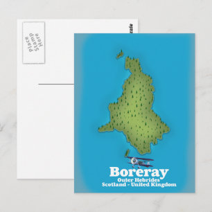 Boreray Outer Hebrides Scotland UK Postcard