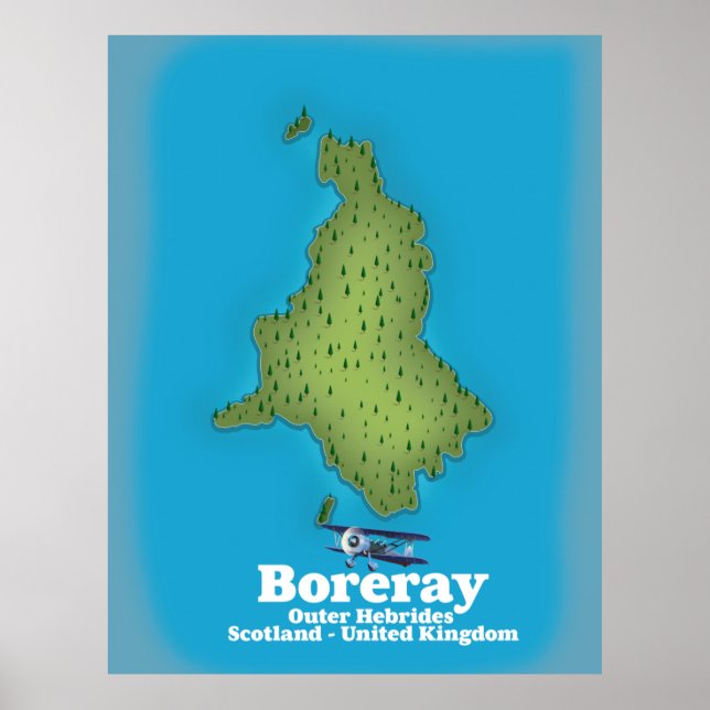 Boreray Outer Hebrides Scotland UK Poster (Front)