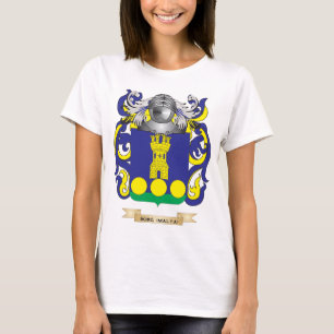 Borg-(Malta) Coat of Arms (Family Crest) T-Shirt