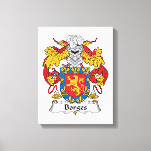 Borges Family Crest Canvas Print