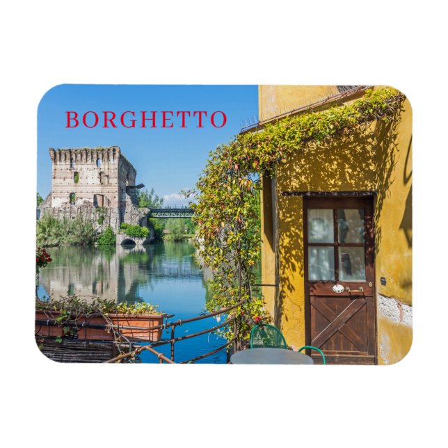 Borghetto sul Mincio fridge magnet (Horizontal)