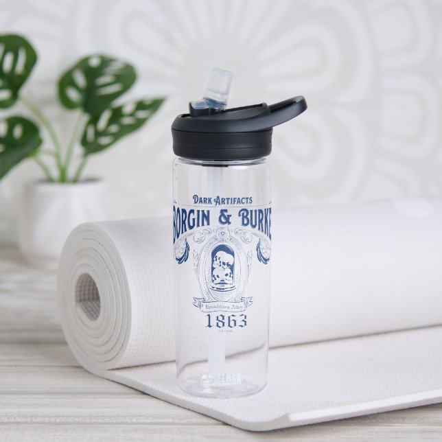 BORGIN & BURKES™ Dark Artefacts Store Graphic Water Bottle (Yoga)