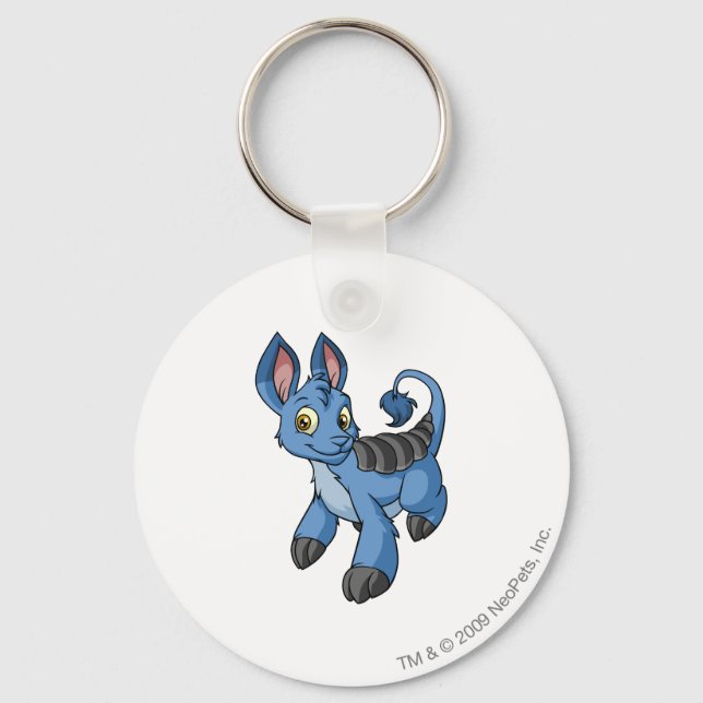 Bori Blue Key Ring (Front)