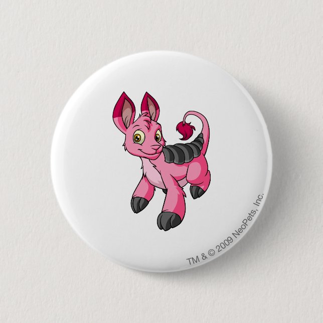 Bori Pink 6 Cm Round Badge (Front)