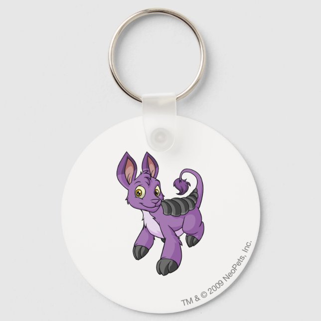 Bori Purple Key Ring (Front)